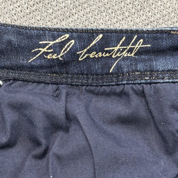 White House Black Market Slim Ankle Jeans Size 2R Blue Denim Feel Beautiful Dark - Picture 5 of 16